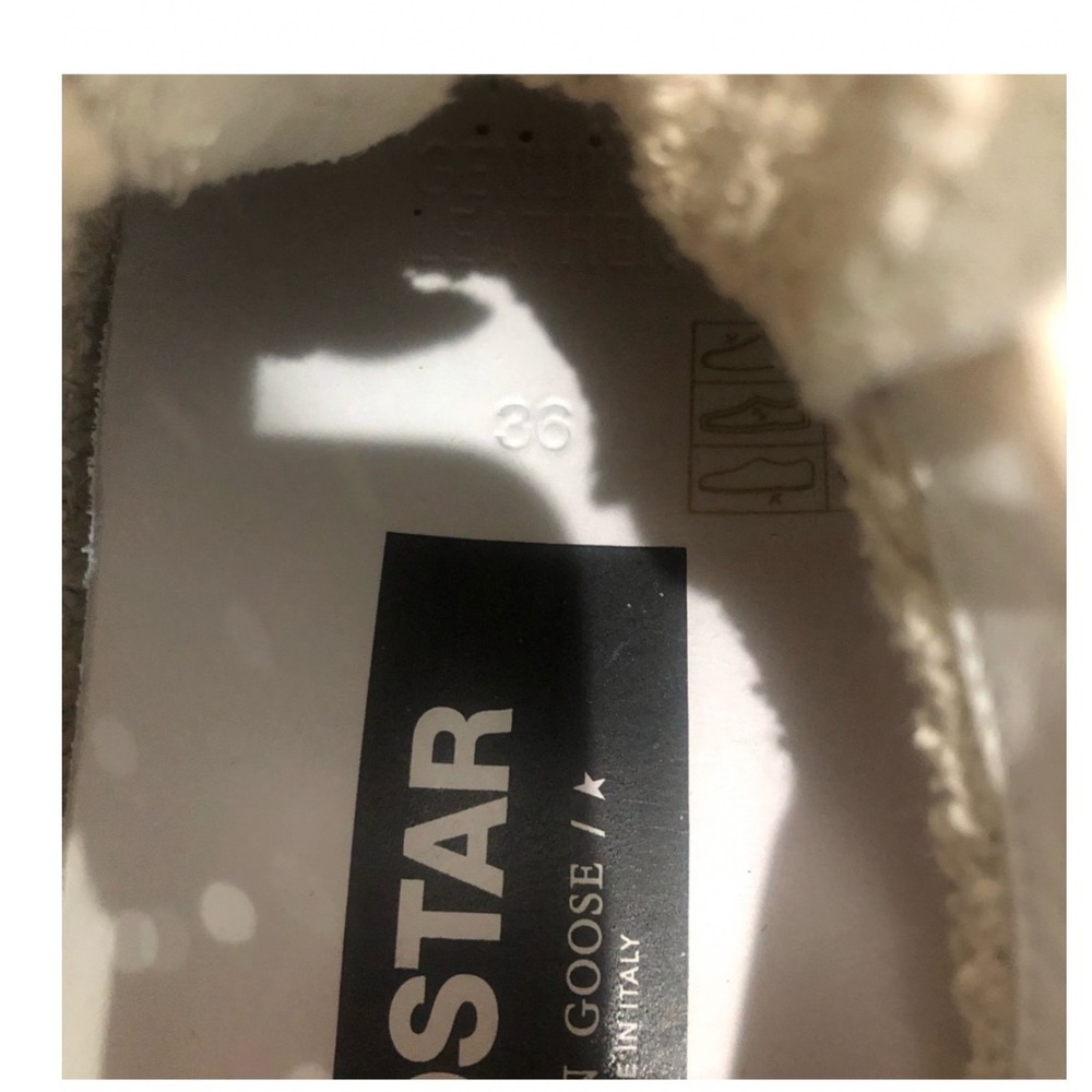 Golden Goose Mid Star Black Glitter Private Edt Limited Edition Sneakers  36 - Picture 5 of 7